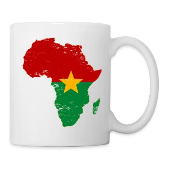 Burkina-Faso_Flagge_Afrika_used - Tasse - Weiß - Rechts