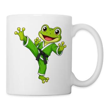 Frog Karate Fighter Martial Arts Martial Arts - Mug - white - Right