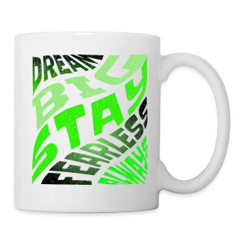 DREAM BIG Neon Typography - Mug - white - Right