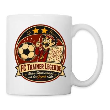 FC Trainer Legende - Tasse - Weiß - Rechts
