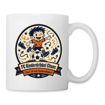 FC Kinderdribbel Chaos - Tasse - Weiß - Rechts