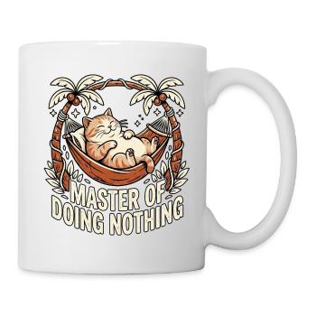 Cat Master Of Doing Nothing - Mug - white - Right