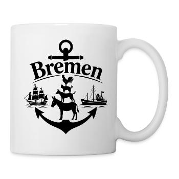 Bremen - Tasse - Weiß - Rechts