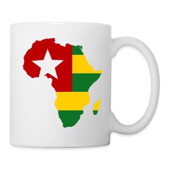 Togo_Flagge_Afrika - Mug blanc - blanc - Droite