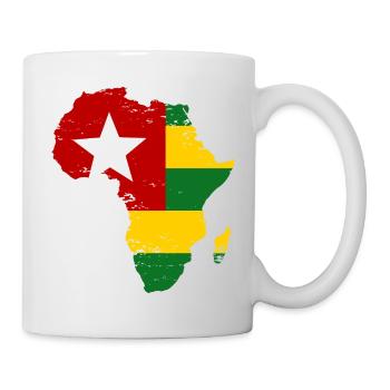 Togo_Flagge_Afrika - Mug blanc - blanc - Droite