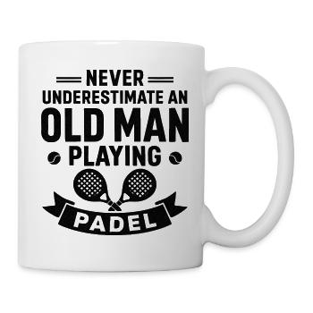 Playing Padel - Mug - white - Right
