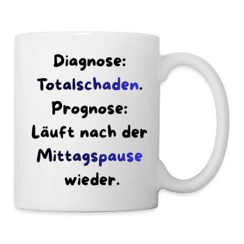 Instandhaltung T-Shirt Lustiges Geschenk Handwerk! - Tasse - Weiß - Rechts