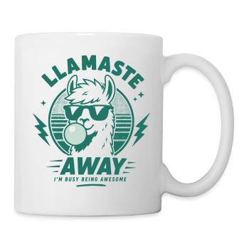 Llamaste Away Funny Lama - Tasse - Weiß - Rechts