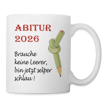 ABITUR_2026 - Tasse - Weiß - Rechts