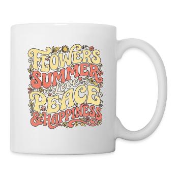Retro Summer Flower - Mug - white - Right