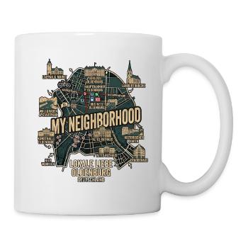 Local Love Oldenburg - Tasse - Weiß - Rechts