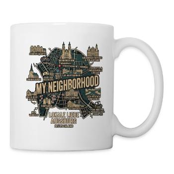 Local Love Augsburg - Tasse - Weiß - Rechts