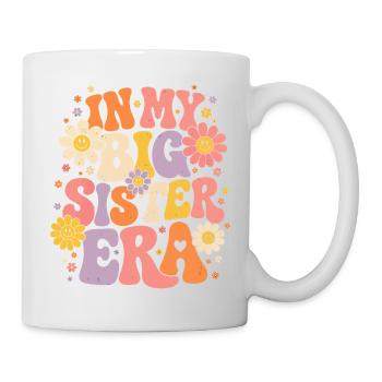 In My Big Sister Era Retro | Big Sister Gift - Mug - white - Right