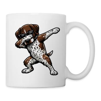 Dabbing German Shorthair - Mug - white - Right