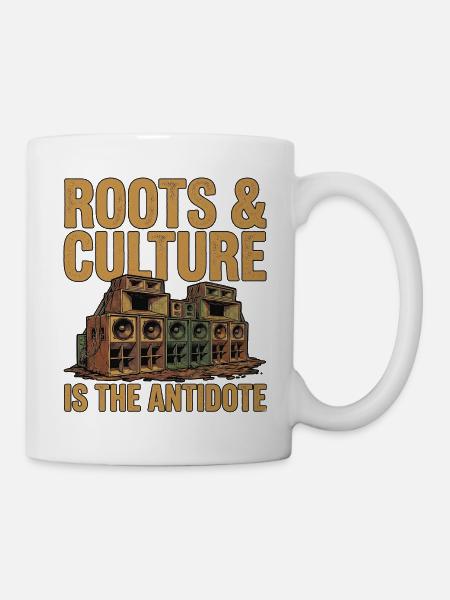 Roots Is The Antidote - Tasse - Weiß