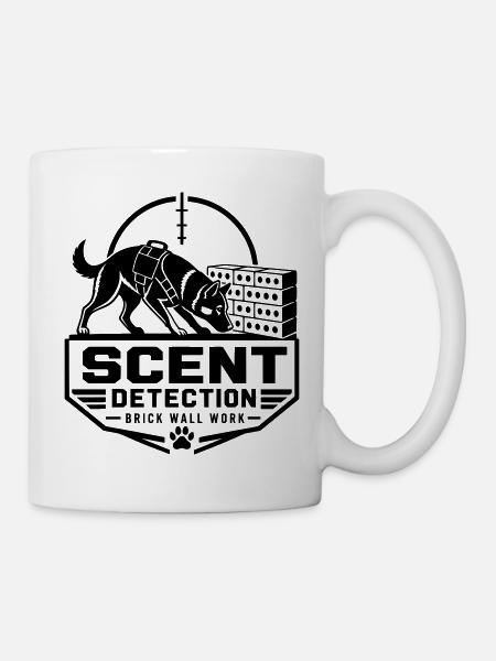 Scent Detection – Brick Wall Work - Mug - white