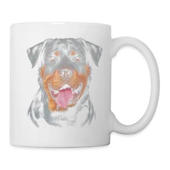 Rottweiler Dog - Mug - white - Right