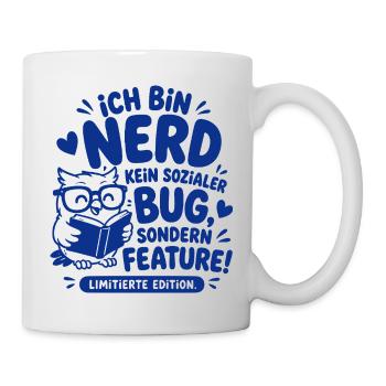 Nerd Feature Limitierte Edition - Tasse - Weiß - Rechts