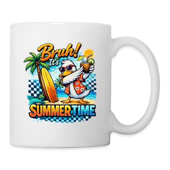Scald! It's Summer Time – Beach & Tropics Summer - Mug - white - Right