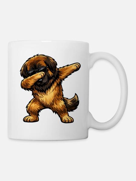 Dabbing Leonberger - Tasse - Weiß