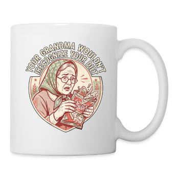 Grandma says no - Mug - white - Right