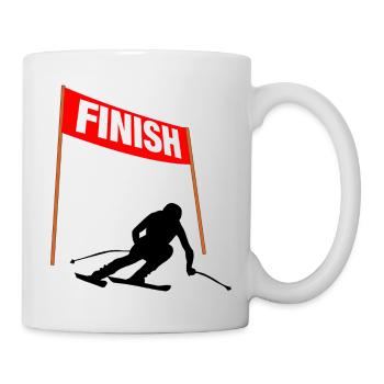Ski Finish speed - Mug - white - Right