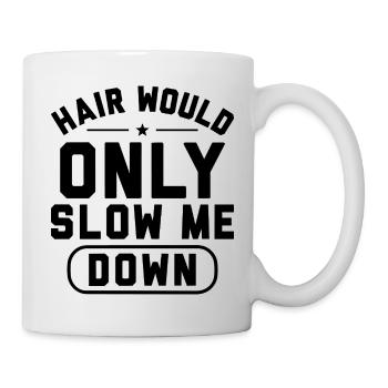 Humour Chauve Crâne Rasé | Cadeau Drôle Homme - Mug blanc - blanc - Droite
