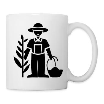 Fermier Bauer - Mug blanc - blanc - Droite