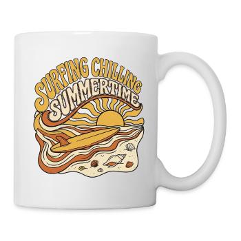 Go surfing - Mug - white - Right