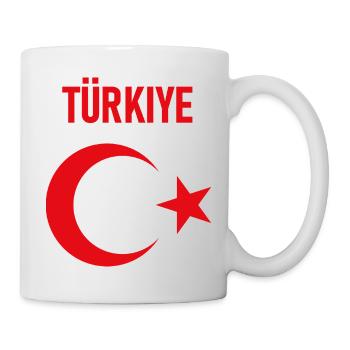 TÜRKEI TÜRKIYE TÜRKISCHE Europa Sport Fan - Tasse - Weiß - Rechts