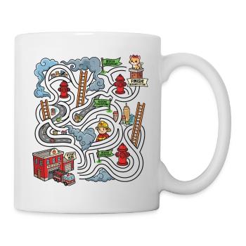 Rescue Maze Fire Scene - Mug - white - Right