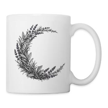 Lavender Wreath Sketch - Mug - white - Right