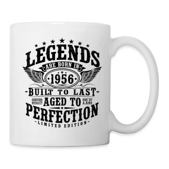 70e anniversaire 1956 cadeau vintage vintage - Mug blanc - blanc - Droite