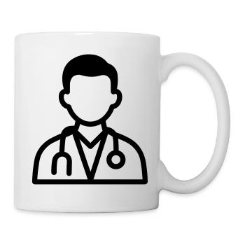 docteur - Mug blanc - blanc - Droite