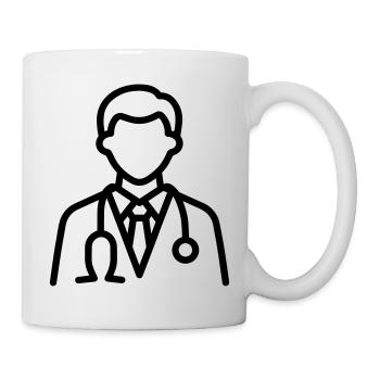 médecin - Mug blanc - blanc - Droite