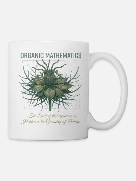 Geometry of the Nature Plant - Mug - white