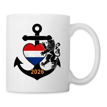 Heart of the Netherlands 2026 Anchor Dragon - Mug - white - Right