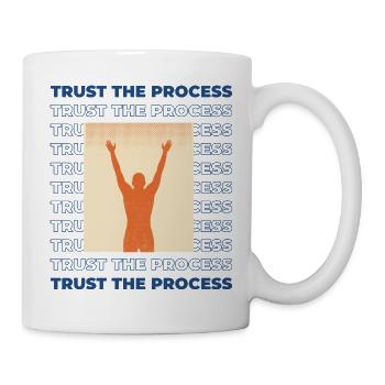 Trust the Process Silhouette Victory - Tasse - Weiß - Rechts