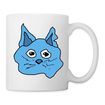 Blob The Cat - Tasse - Weiß - Rechts