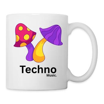 Vivid Mushroom Trio Pop Art - Mug - white - Right