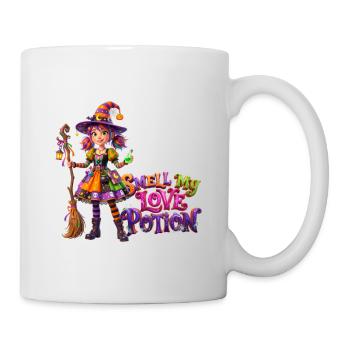 Illustration de la sorcière de la potion d’amour - Mug blanc - blanc - Droite