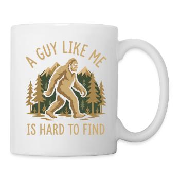 Randonnée Bigfoot - Un gars comme moi est difficile à trouver - Mug blanc - blanc - Droite
