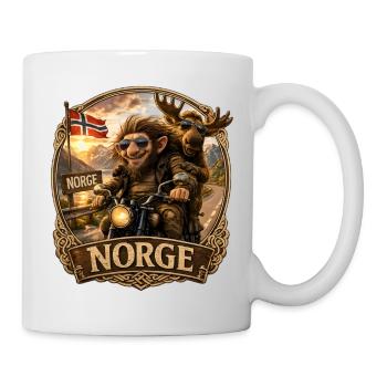 Norge - Tasse - Weiß - Rechts