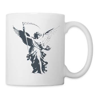 Geflügelter Engel - Tasse - Weiß - Rechts