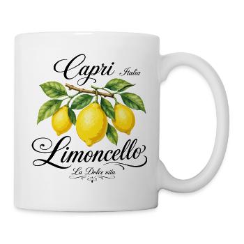 Capri Limone Vintage - Tasse - Weiß - Rechts