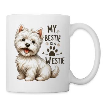 Westie Bestie Design du mignon West Highland Terrier - Mug blanc - blanc - Droite