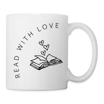 Read with Love - Tasse - Weiß - Rechts