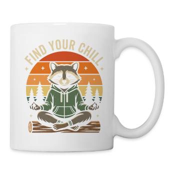 Wandern – Outdoor-Abenteuer – Finde deinen Chill - Tasse - Weiß - Rechts