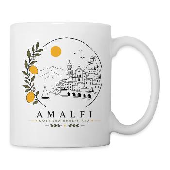 Amalfi Küste - Tasse - Weiß - Rechts