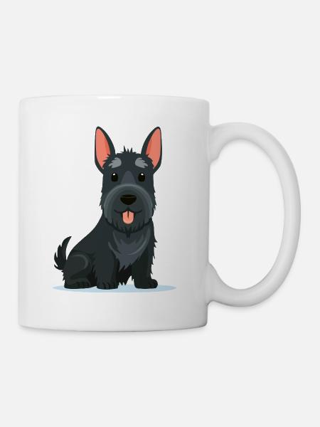 Little Scottish Terrier (comic) - Mug - white